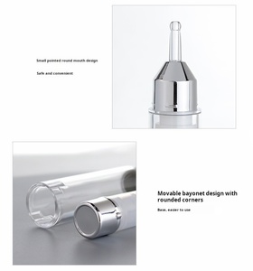 Sang trọng PS ống tiêm huyết thanh ống rõ ràng <span class=keywords><strong>5ml</strong></span> <span class=keywords><strong>10ml</strong></span> 15ml không có không khí mắt chai kem Nhựa mỹ phẩm ống tiêm ống nhỏ giọt Bơm Dispenser chai - Product Image 6