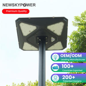 Lampes à poteau LED 40W à énergie solaire, super lumineuses, 3 pouces, montage sur poteau, éclairage solaire pour hôtel, villa, cour - Product Image 4