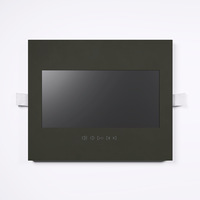 Boîte cadeau rigide à couvercle rabattable avec fenêtre transparente noire personnalisée pour ensemble de cosmétiques et de soins de la peau, emballage de luxe