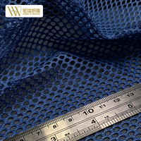 Kain Jaring Polyester 100% Lapis Tunggal, Ringan, Bernapas, Grosir untuk Lidah Sepatu, Bagian Atas, Koper, dan Tas, Langsung dari Pabrik