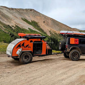 The Most <strong>Popular</strong> Cheap Tear Drop Camping Trailer Small Mini Caravane off Road <strong>Camper</strong> Trailer caravan <strong>Teardrop</strong> <strong>Camper</strong> - Product Image 3
