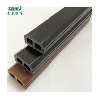 50*28mm wpc de quilla para al aire libre cubierta durable de plástico compuesto de madera joist bpc cubiertas de viga de apoyo ST08A