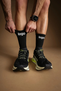 Tùy chỉnh thiết kế logo nén chạy Vớ chất lượng cao đàn hồi đi xe đạp vớ Aero thể thao chuyên nghiệp cầu thủ nặng vớ người đàn ông - Product Image 2