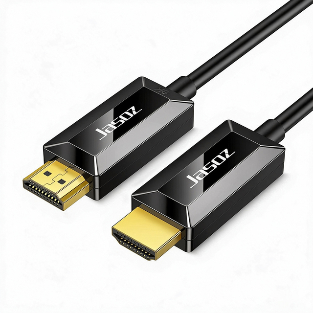 Jasoz 8K 60Hz HDMI2.1 Fiber Optic Cable Ultra High Speed 48Gbps AOC 5m 30m 50m 100m HD Video Cable for Desktop Laptop Monitor