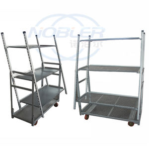 अच्छी गुणवत्ता वाले डैनिश स्टलर व्हील ट्रॉली इलेक्ट्रिक वैगन गोदाम फूल ट्रॉली - Product Image 5