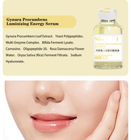 Lot de 5 ampoules hydratantes sans eau pour le visage, infusions anti-âge et réparatrices contre l'acné en 14 jours, peptides, fabrication OEM