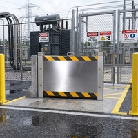 Barrière anti-inondation durable en acier inoxydable, barrage anti-eau réutilisable, protection fiable contre les inondations à prix compétitif