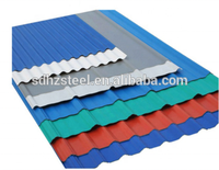 Feuilles de toiture ondulées de haute qualité, bobine ppi/aluminium de zinc, feuilles de toiture ondulées en acier
