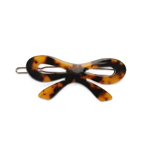 Gros Tortue Couleur Bowknot Épingles À <span class=keywords><strong>Cheveux</strong></span> Simple imprimé léopard Acétate Épingles À <span class=keywords><strong>Cheveux</strong></span> Femmes Arc Épingle À <span class=keywords><strong>Cheveux</strong></span> Clip - Product Image 1