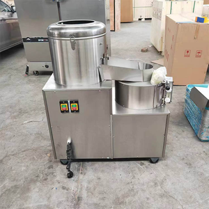 Máquina Automática para Lavar, Pelar y Cortar Papas, Cortadora de Papas Fritas <span class=keywords><strong>con</strong></span> 3 Cuchillas de Acero Inoxidable de 3 mm, 6 mm y 9 mm - Product Image 5