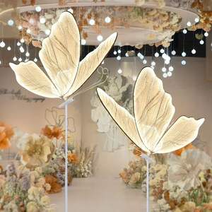 Lámpara LED Colgante de Metal LANJO, Romántica y Moderna, para Decoración de Bodas y Fiestas al Aire Libre, con Clasificación IP65, Alimentación por CA, Mariposa Gigante - Product Image 1