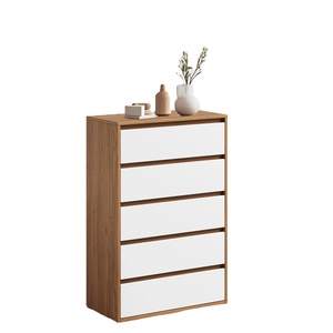 Armoire de rangement moderne en bois, directement de l'usine, grande <span class=keywords><strong>commode</strong></span> à <span class=keywords><strong>5</strong></span> <span class=keywords><strong>tiroirs</strong></span>, meubles de chambre à coucher, panneau en PB, <span class=keywords><strong>commode</strong></span> pour chambre à coucher - Product Image 1