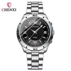 Reloj de Cuarzo CHENXI 027C para Hombre y Mujer, Correa de Acero Inoxidable, Reloj de Pulsera de Moda para Parejas, Venta al por Mayor de Fábrica, Venta Caliente Transfronteriza - Product Image 1