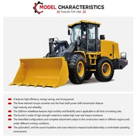 MX300FN China Gelenkiger Diesel-Miniradlader 3 Tonnen Kompakter 4x4 Radlader Hydraulischer Frontlader für den Bergbau