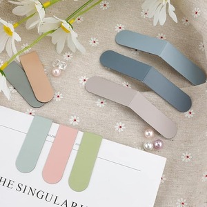 <span class=keywords><strong>Marque</strong></span>-pages magnétiques en cuir PU personnalisés, colorés et multifonctionnels - Cadeaux mignons pour les enseignants et les amoureux des livres - Product Image 2