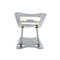 Support pour ordinateur portable SMONAMA classique en alliage d'aluminium, pliable, réglable, support métallique portable pour tablette PC