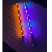 Bâton lumineux LED de luxe à défilement pour service de bouteilles, 60 cm de long, pour discothèque, lounge, KTV, fête