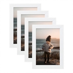 A4 Modern Durable Wood Photo <b>Frame</b> UV Printed MDF Vertical Wall Mounting Home Decorations Flip A3 Size - Product Image 2