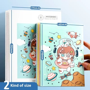 Ad alto valore di colore simpatico cartone animato A5 <span class=keywords><strong>Notebook</strong></span> scuola Soft Record semplice in stile in diari in carta foderata A4 termici per studenti - Product Image 1