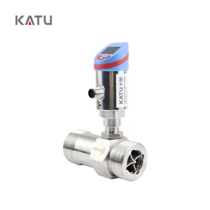 KATU FS510 paslanmaz çelik sıvı dijital türbin su akış ölçer türbin su için