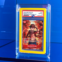 Étui de protection magnétique en acrylique SYP pour cartes de sport PSA, avec coins biseautés et protection UV, pour cartes One Piece
