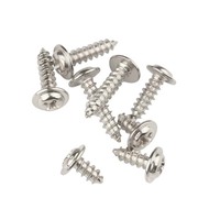 Phillips Pan Head Washer Self Tapping Screw Carbon Steel Nickel Plated Type AB Self Drilling Sheet Metal Screw