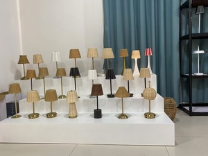 Handmade mây Đèn bàn cho phòng ngủ phòng khách Boho tre tự nhiên đầu giường đầu giường đọc sách dệt Đèn bàn - Product Image 6