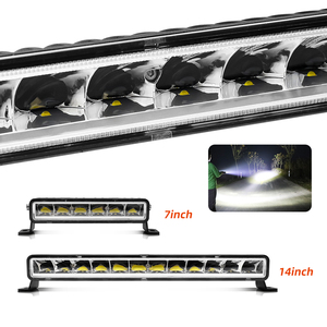 Manufacturer <strong>Small</strong> Size High Brightness IP68 Barra Led 24V 12V 7'' 14 Inch Truck Off Road 4x4 Car Grille Led <strong>Light</strong> <strong>Bar</strong> - Product Image 1