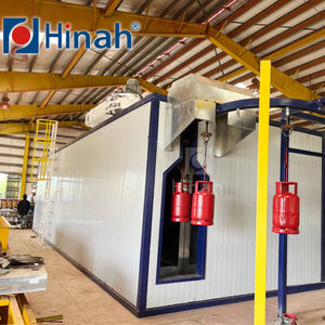 Linha sistema automático do equipamento do revestimento do pó do cilindro ou do extintor do tanque de gás líquido com forno do revestimento do poder - Product Image 1