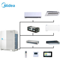 Système de climatisation central commercial VRV VRF 45 kW MDV6-450W intelligent à onduleur multi-split pour hôtels à circulation de courant continu (DC) à poser au sol
