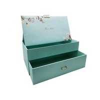 Logo personnalisé imprimé, boîte-cadeau polyvalent avec couche de tiroir, haute qualité, nouvelle collection