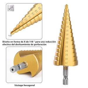 Image 3 Piece Hss Step Drill Set 3-20mm For <b>Thin</b> <b>Sheet</b> <b>Metal</b> Drilling - Product Image 3