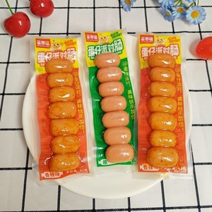 Vente en gros de mini-saucisses de poulet épicées instantanées, enrobées de saveur BBQ, collations décontractées, 42g, prêtes à servir - Product Image 2
