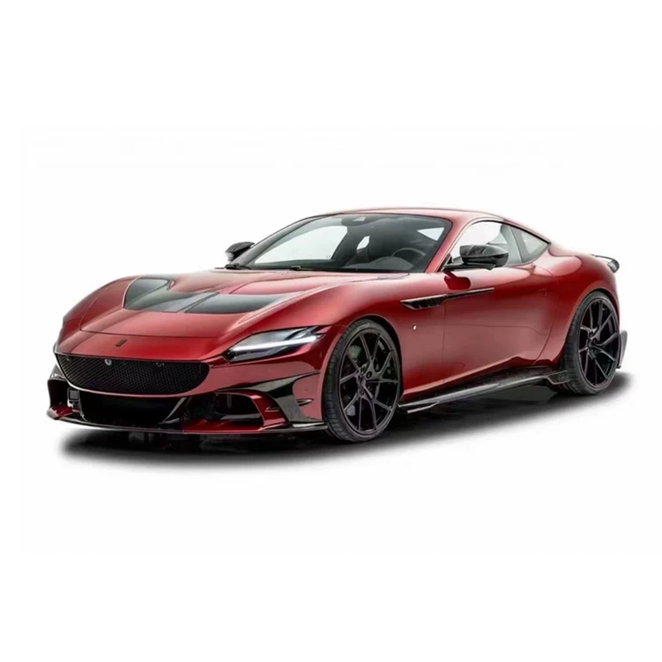 Carbon Fiber Surround Kit Front Lip Rear Lip Side Skirt Tail Wing Hood ...