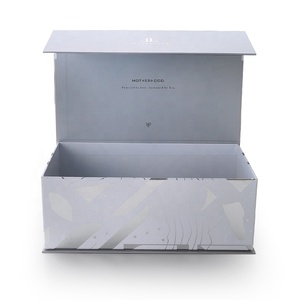 Custom Luxury White Folding <b>Magnetic</b> Closure <b>Gift</b> <b>Box</b> High Quality Premium Embossed Recyclable Made Vietnam Glossy Lamination - Product Image 5