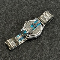 Montre de luxe pour homme en acier inoxydable avec pointeur magnétique à billes de fer, design créatif, montre à quartz pour homme