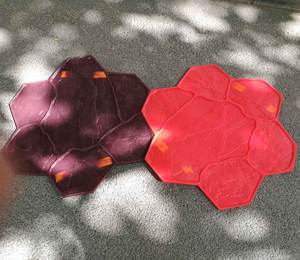 Patio piedra jardín piedra estampada hormigón moldes sello estera - Product Image 5