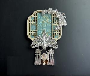 Brocado Luminous Song hecho a mano, estilo chino antiguo, explosivamente creativo, estilo antiguo de celebridad de internet - Product Image 1