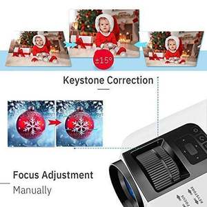 <span class=keywords><strong>VANKYO</strong></span> US Stock Leisure 510 Full HD Support 1080P Movie Video Projector avec 200 "Projection Taille Câble HDMI gratuit Sac de transport - Product Image 5