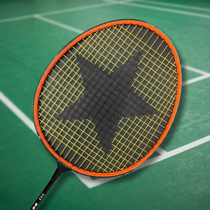 Raquettes de badminton raquettes de fer adhérence parfaite raquettes d'entraînement de match légères conception personnalisée couleur différente disponible - Product Image 2