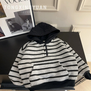 Boys Autumn Winter Coats Thickening Solid Color Cotton With Label Matching Outfits For Parents And Children - Product Image 4