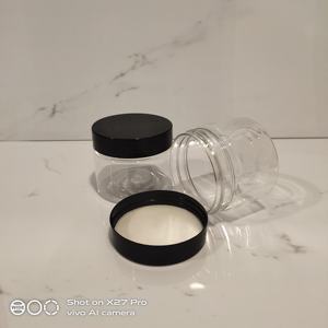 Emballage de bonbons comestibles à base d'herbes sèches 3.5g-pots en plastique pet transparent avec couvercles à vis-pots à bougies pour crème cosmétique, cire à cheveux - Product Image 3