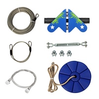 Kit de tyrolienne CTSC Fun Coolest pour l'aventure en plein air, avec poulie de guidage, protège-mains, pour les vacances de printemps, les excursions en canopy, les sports de plein air et la sécurité
