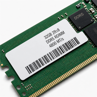P64339-B21 32GB (1x32GB) Dual Rank X8 DDR5-4800 CAS-40-39-39 Kit Memori Standar Tanpa Buffer