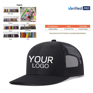 Tùy Chỉnh Thêu Biểu Tượng Da Vá Cap Lưới Trống Hat Bóng Chày Cha Mũ Tùy Chỉnh Trucker Mũ Richardson 112 Trucker Hat - Product Image 2