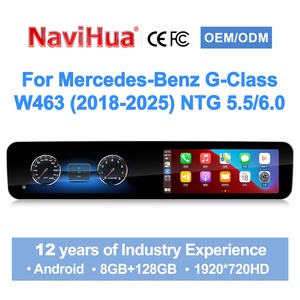Navihua Android <b>Car</b> Radio LCD <b>Digital</b> Cluster Dual Screen <b>for</b> Benz G Class W463 2018-2025 NTG 5.5/6.0 Carplay Android Auto Meter - Product Image 2