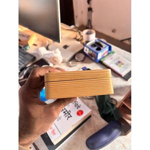 Wooden Presentation <b>Box</b> With Red Velvet Lined Circular Inlay For Elegant Storage And Display Of Jewelry <b>Keepsakes</b> Coins - Product Image 1