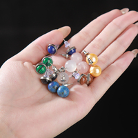 Boucles d'oreilles rondes en acier inoxydable avec pierre d'agate rouge et œil de tigre de 6 à 10 mm, résistantes aux rayures, idéales pour un usage quotidien, cadeaux, vente en gros JD GEMS
