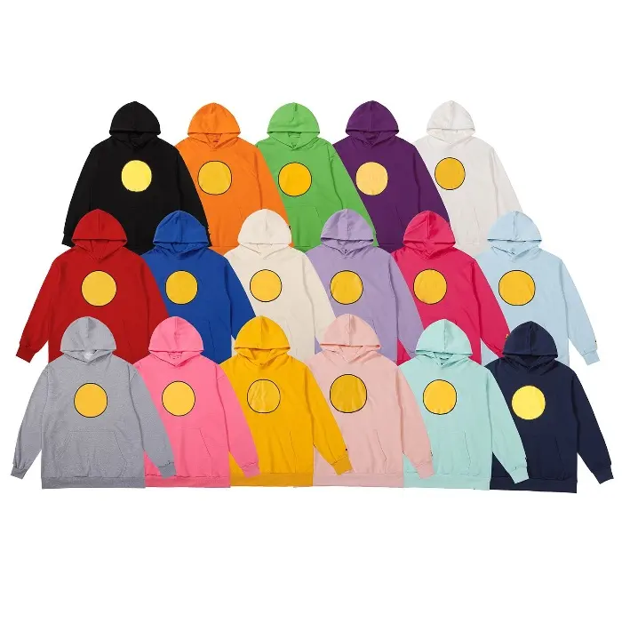 男性女性のための冬のためのスーパーレター刺Embroideryカジュアルルーズフィット高品質フリーススウェットシャツ付きメンズファッションパーカー