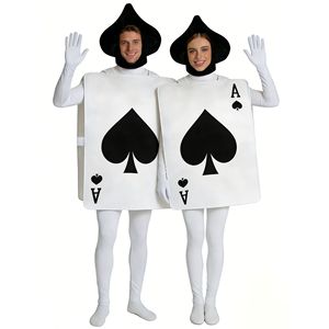 Disfraz de Halloween de Yi Xiaoyi, Traje de Cosplay de As de Corazones y Picas, en Poliéster - Product Image 2
